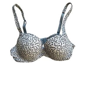 Floral Print Women's Bra 34B